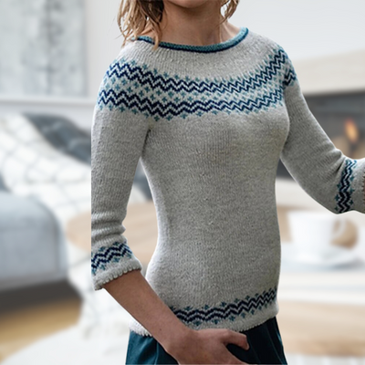 Alia | Knitted sweater with round neckline