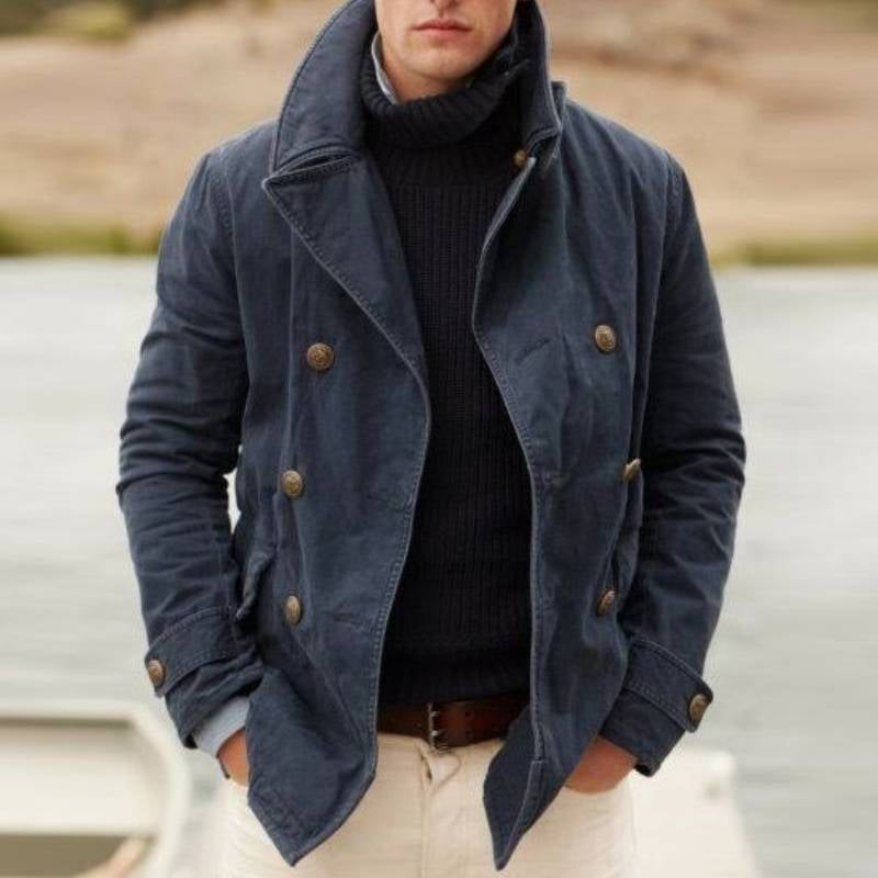 Joshua | Winter Coat with Button Placket