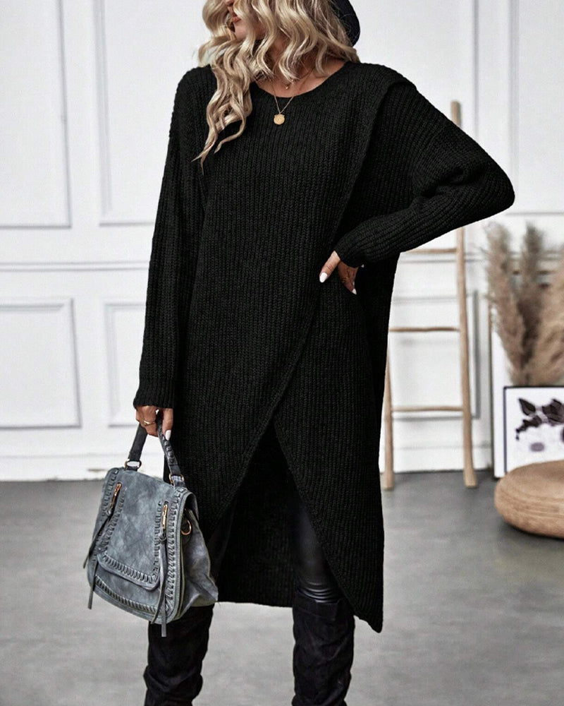 Lindsey | Asymmetric knitted sweater