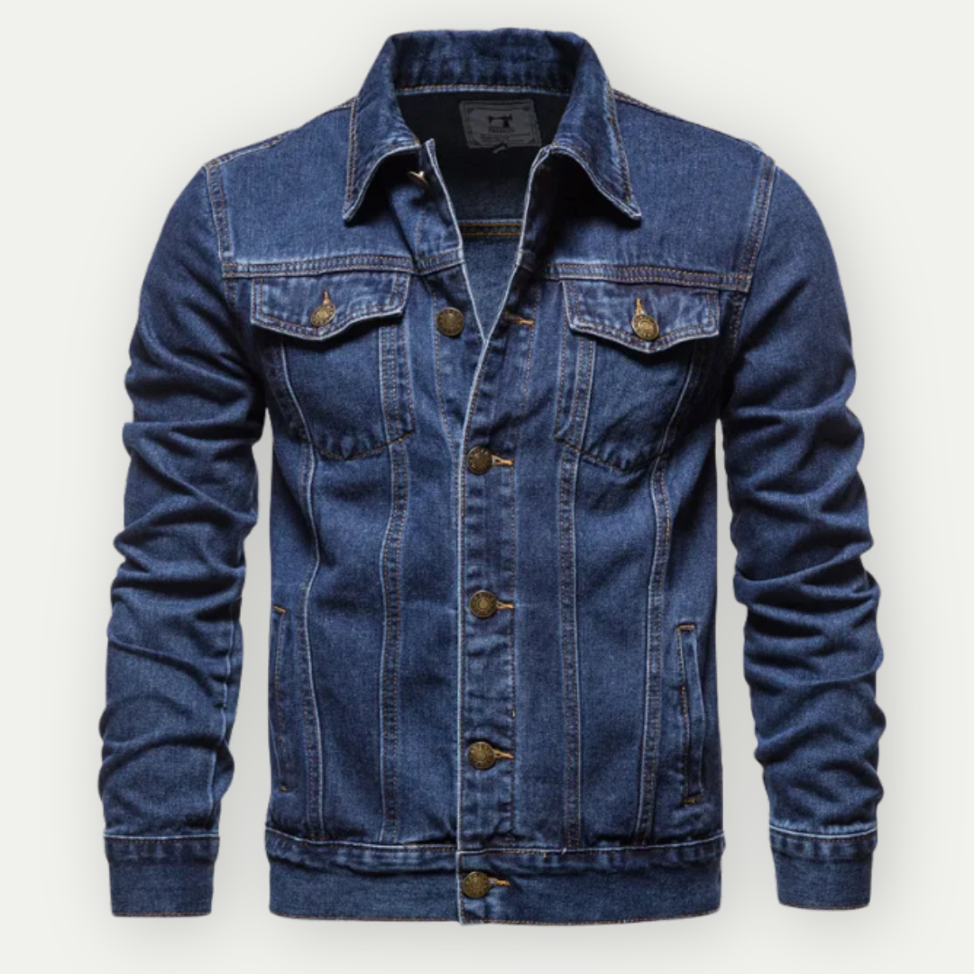 Russel | Classic Denim Trucker Jacket for Men