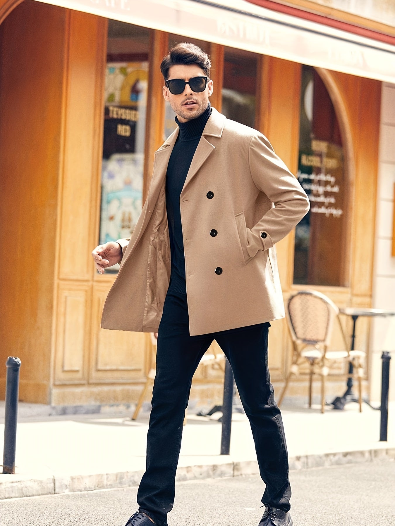 Antoon | Classic Trench Coat Jacket for Men