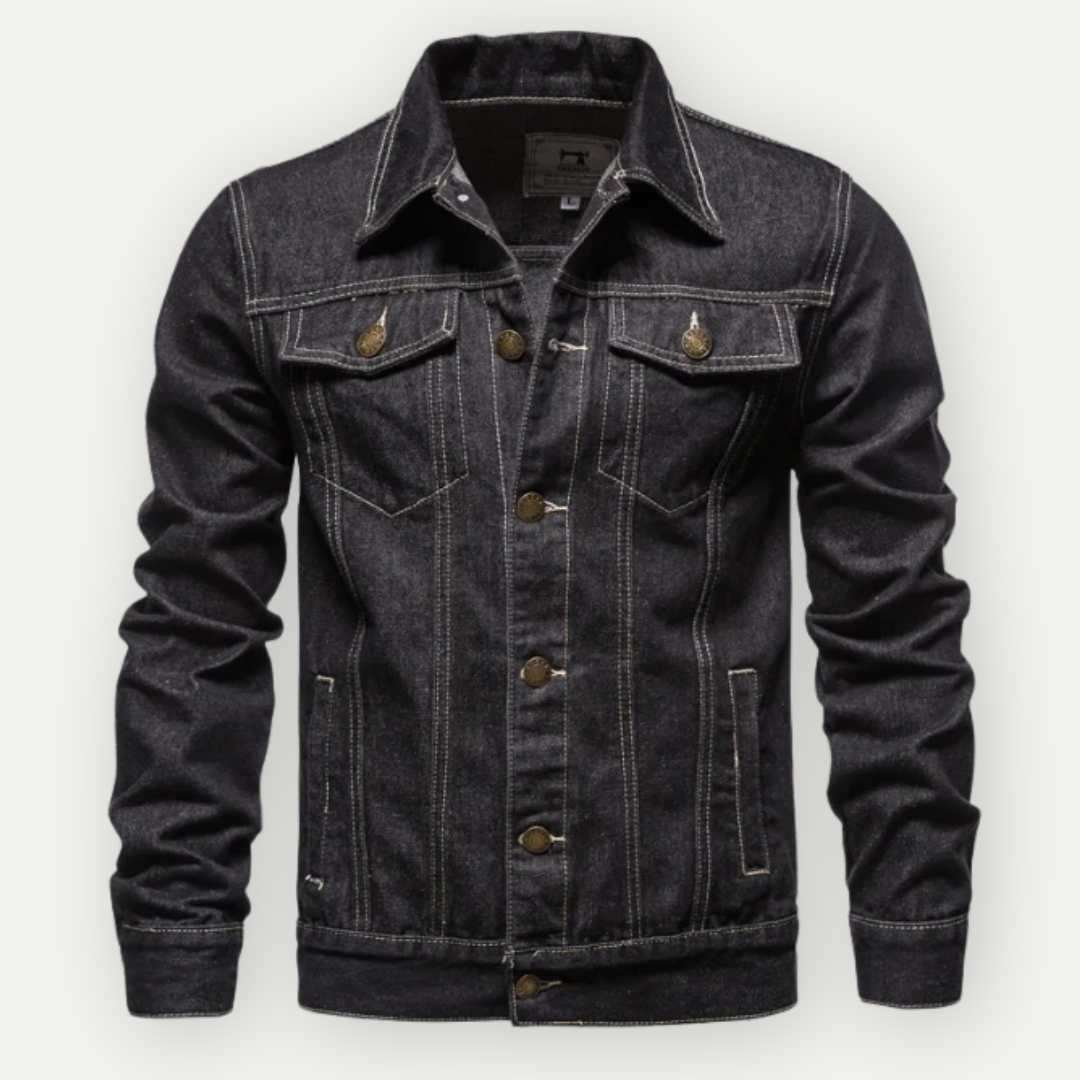 Russel | Classic Denim Trucker Jacket for Men