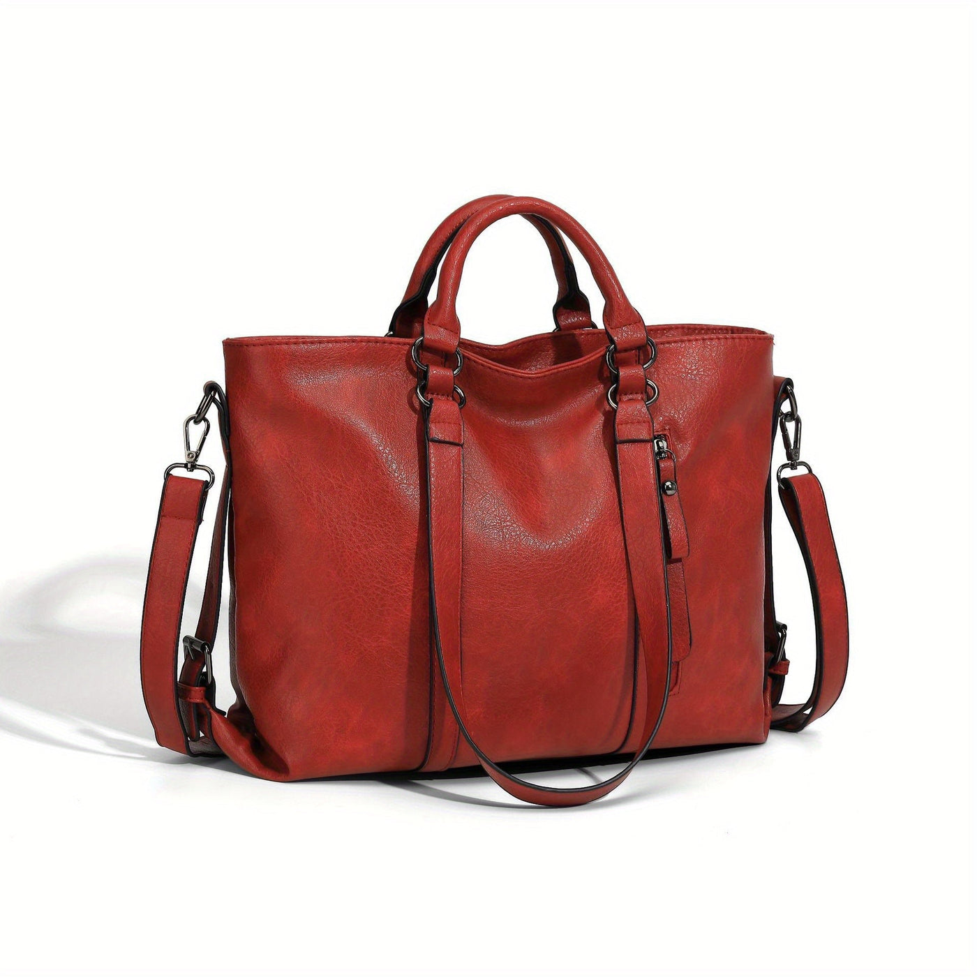 Charlotte | Vintage Faux Leather Tote Bag