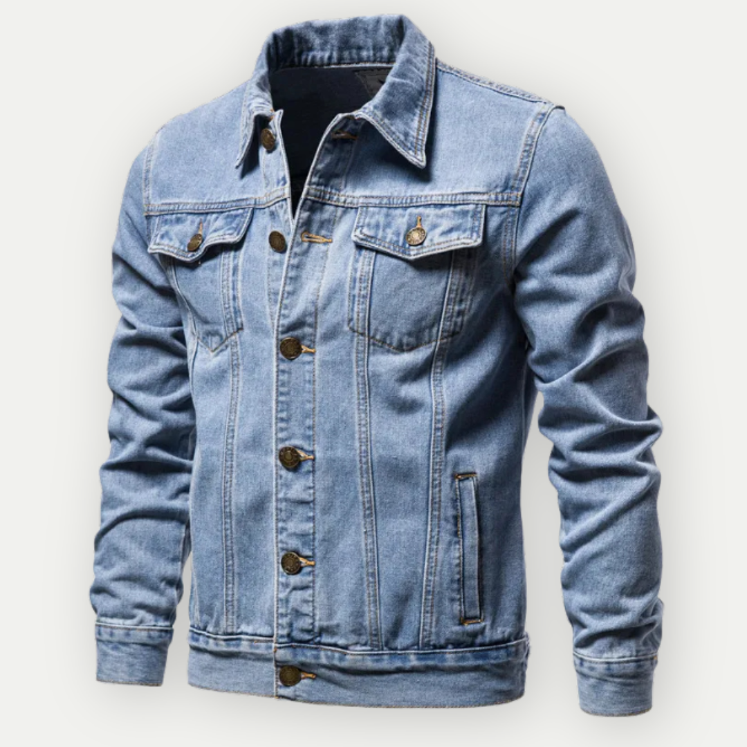 Russel | Classic Denim Trucker Jacket for Men