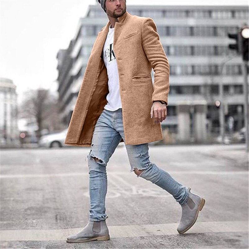 Patrick | Classic Long Wool Coat