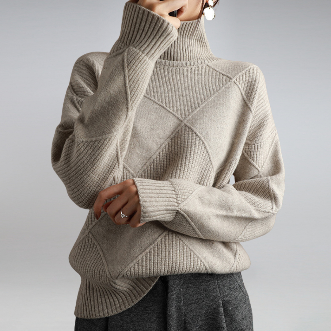 Adelina | sweater with turtleneck