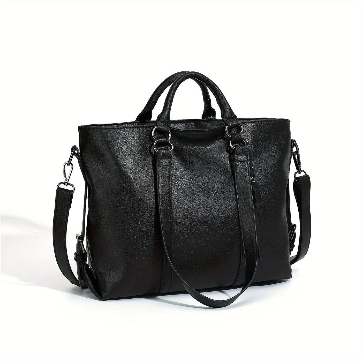 Charlotte | Vintage Faux Leather Tote Bag