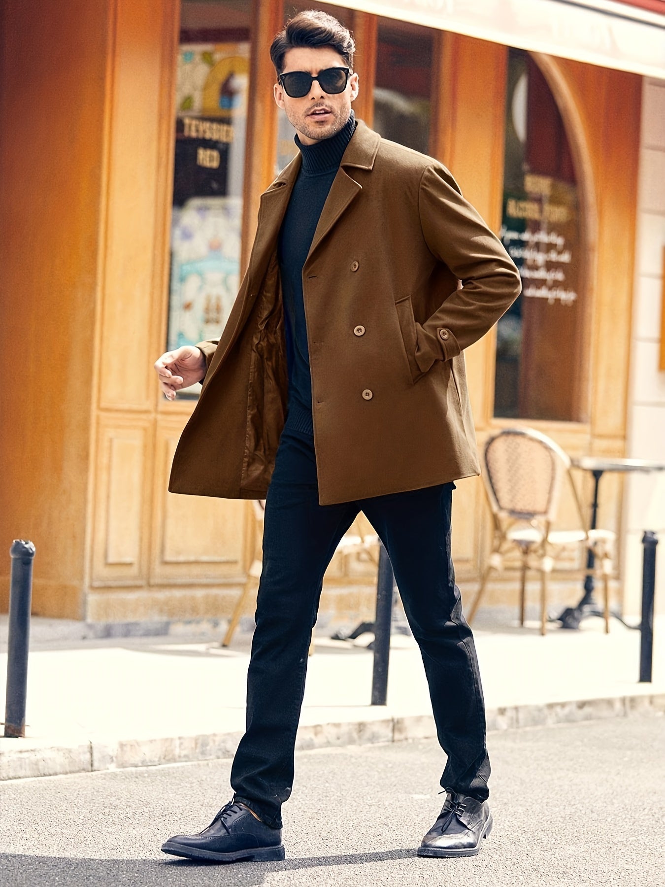 Antoon | Classic Trench Coat Jacket for Men