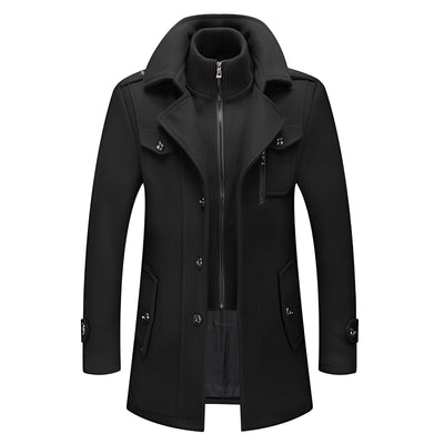 Roman | Double-Breasted Wool Coat