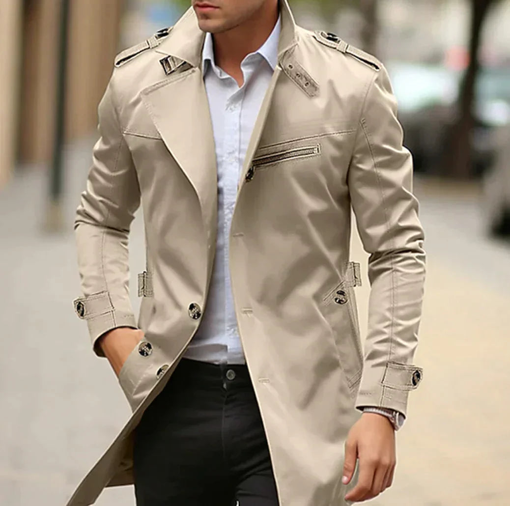 Giovanni | Elegant Trench Coat for Men for Spring