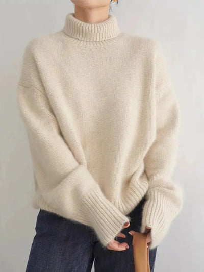 Mariam | Cashmere Sweater with Turtleneck