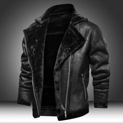 Albert | Leather Winter Coat