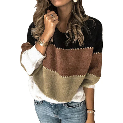 Grea | Colorful knitted sweater for women