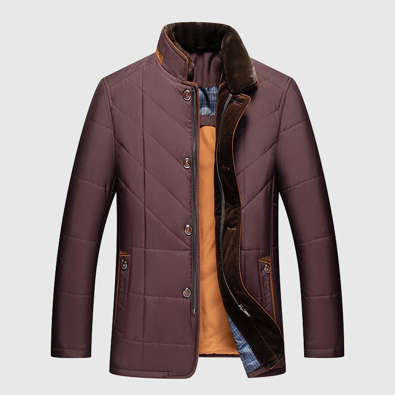 Robert | Winter Coat with Monogram