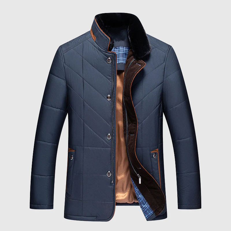 Robert | Winter Coat with Monogram