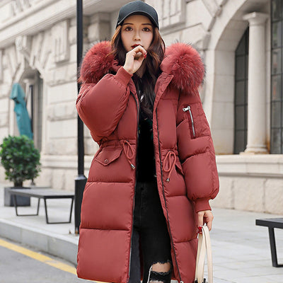 Holly | Warm puffer jacket with fur (vegan)