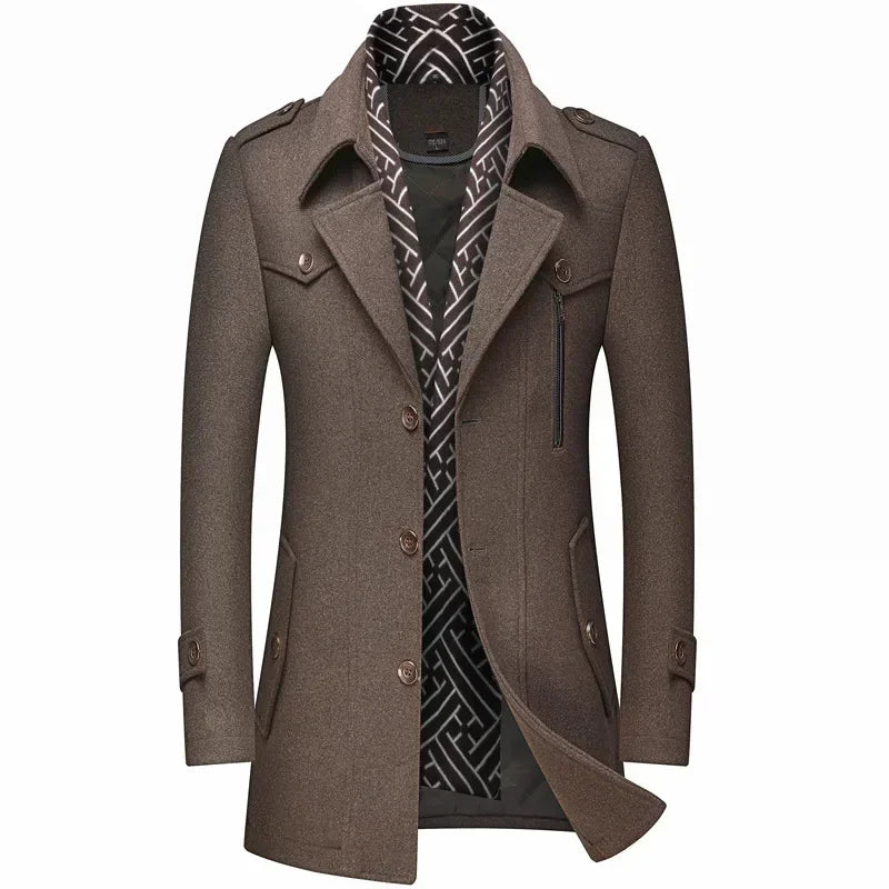 Leonhard | Wool Coat for Men