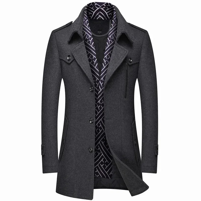 Leonhard | Wool Coat for Men