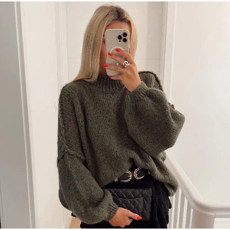 Annie | Cozy, fluffy oversized knitted sweater