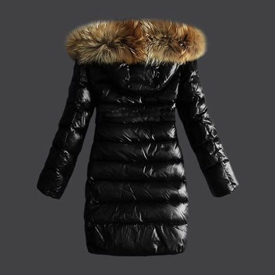 Diana | Warm puffer fur jacket - Windproof