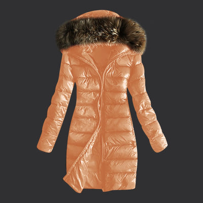 Diana | Warm puffer fur jacket - Windproof