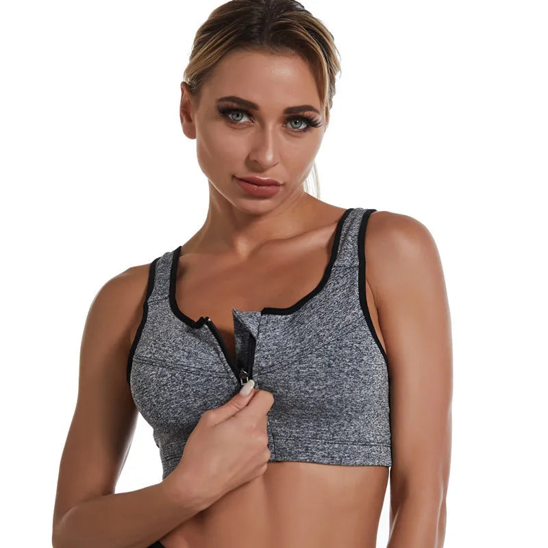 Nadine | Sporty crop top med push-up-bh - For fitness og treningssenter