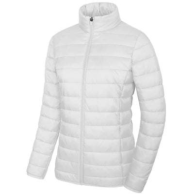 Hala | Puffer jacket with ribbed knit