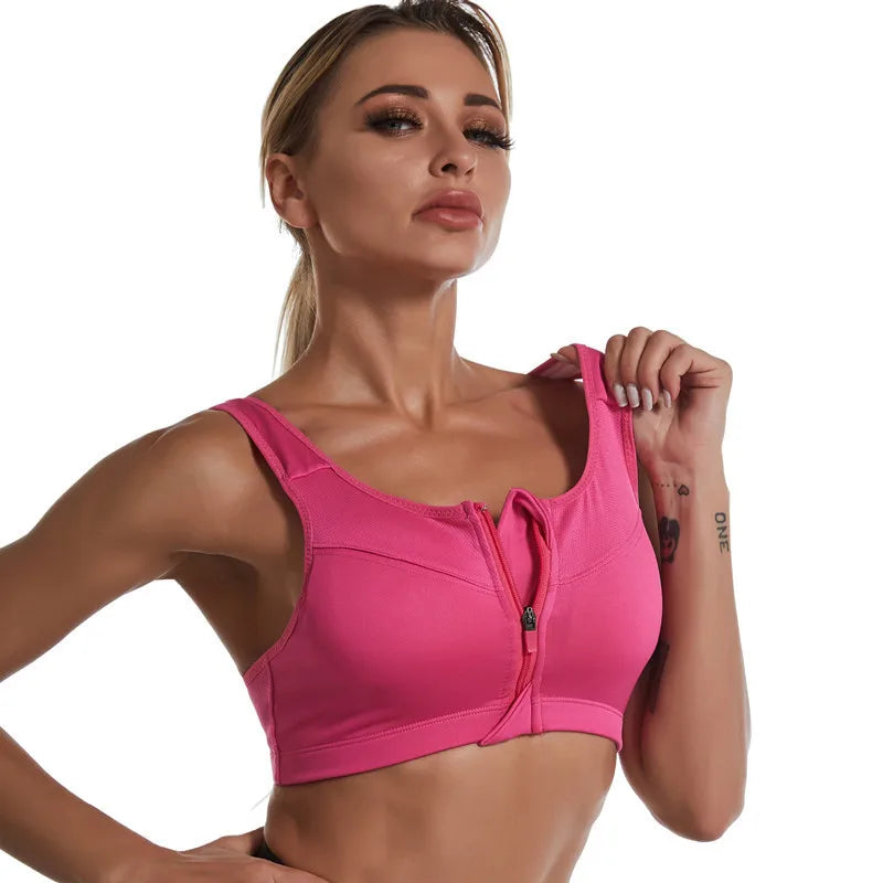 Nadine | Sporty crop top med push-up-bh - For fitness og treningssenter