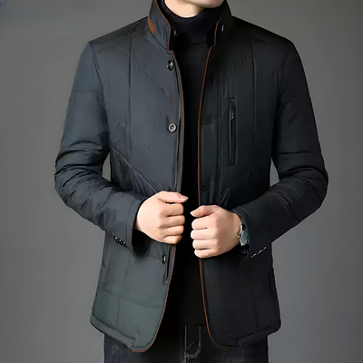 Robert | Winter Coat with Monogram