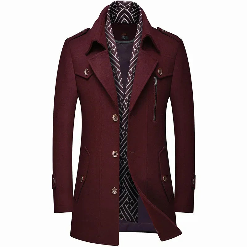 Leonhard | Wool Coat for Men