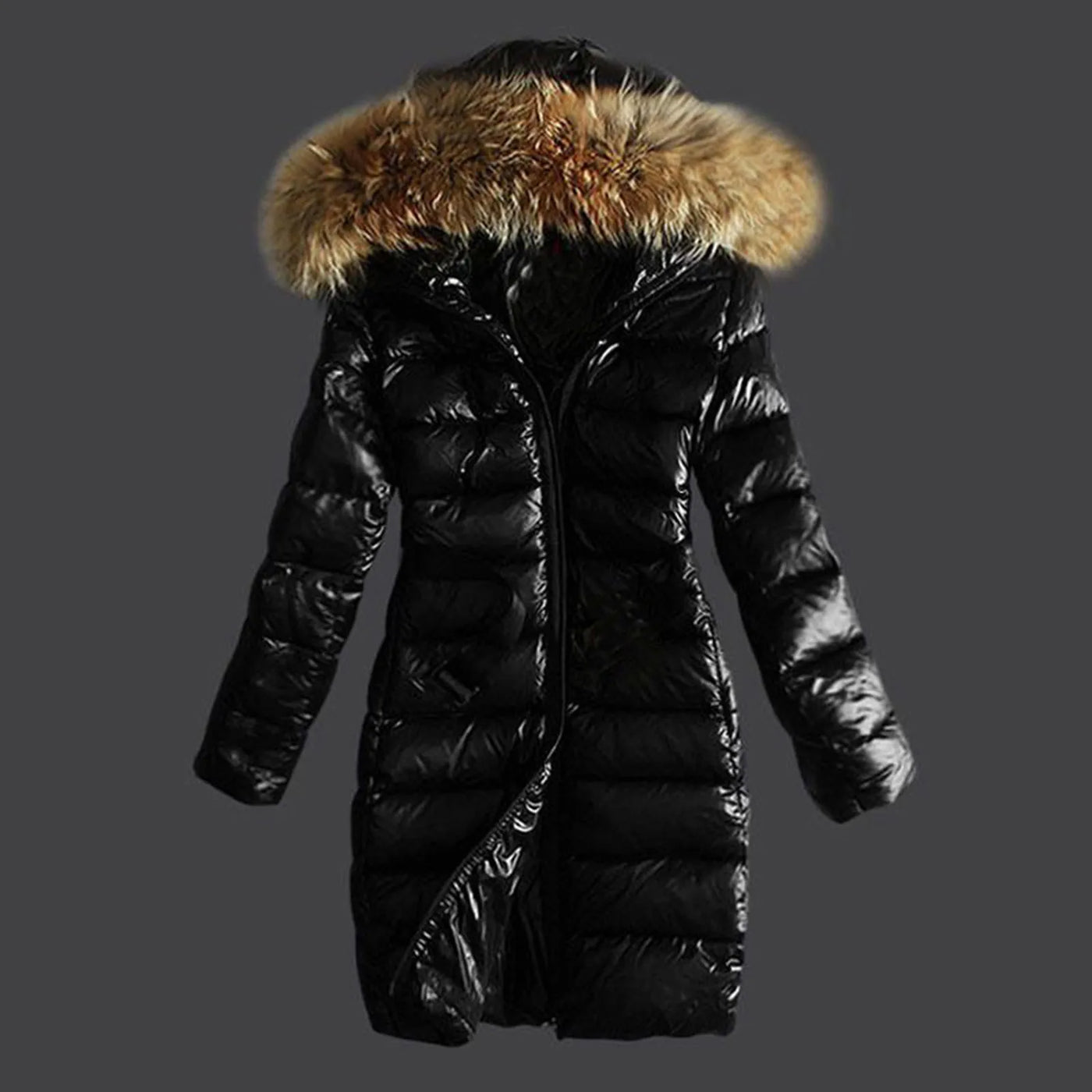 Diana | Warm puffer fur jacket - Windproof