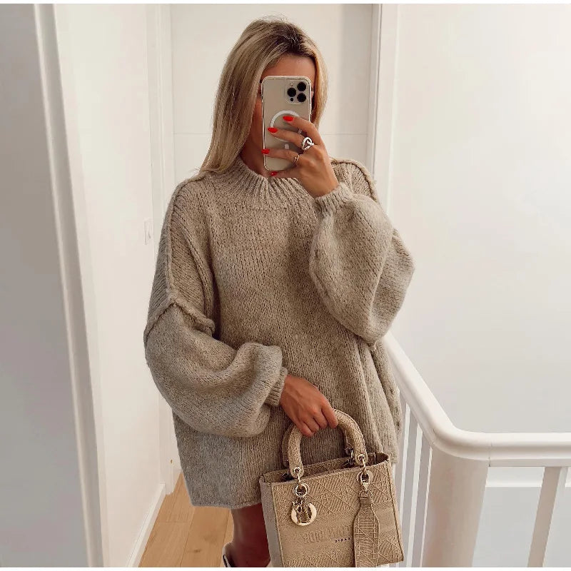 Annie | Cozy, fluffy oversized knitted sweater