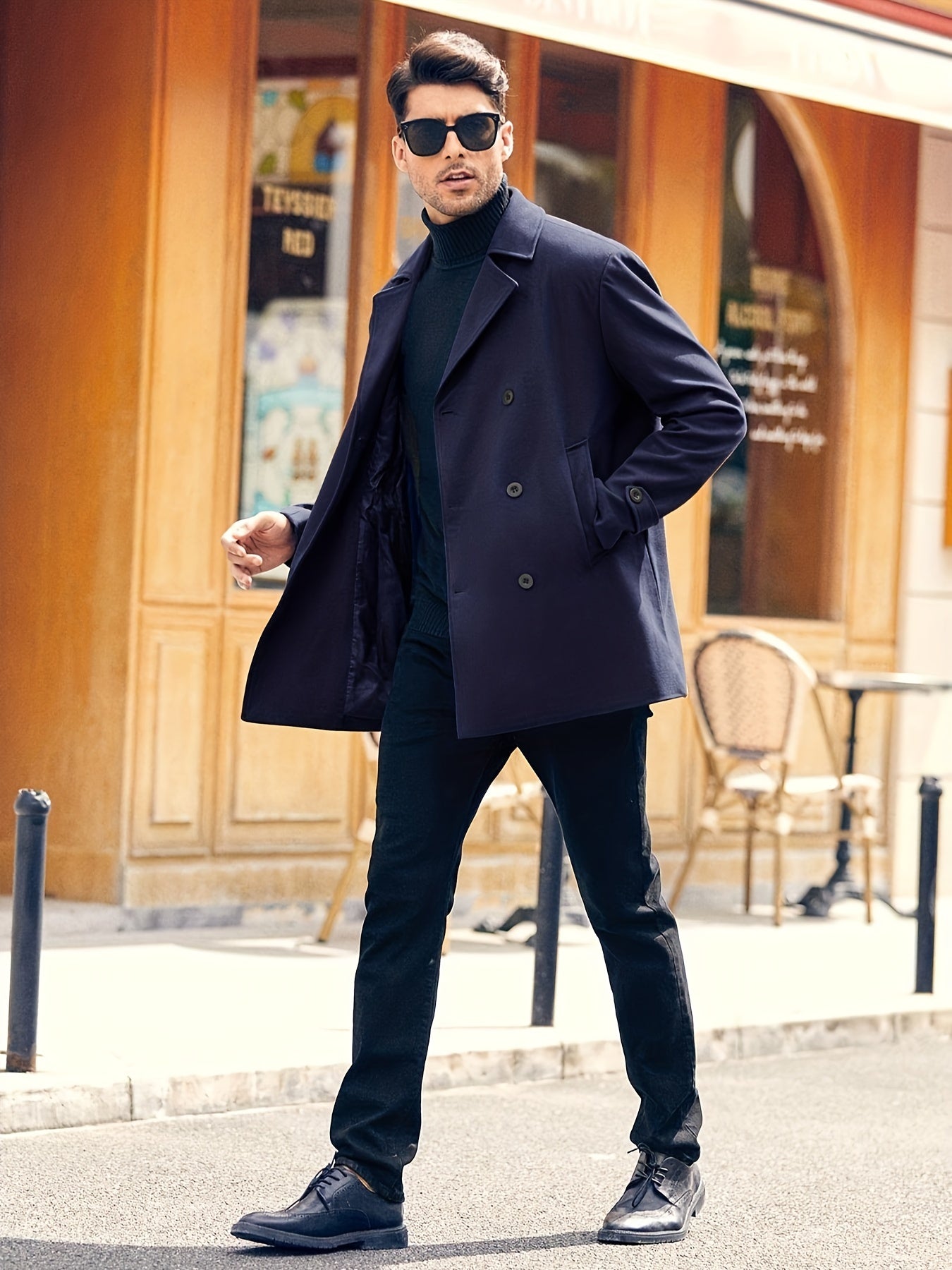 Antoon | Classic Trench Coat Jacket for Men