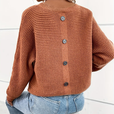 Oslo | Knitted Sweater with Button Placket