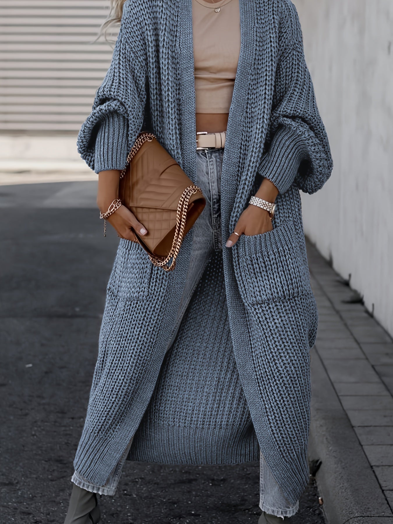 Elsa | Ribbed cardigan for women