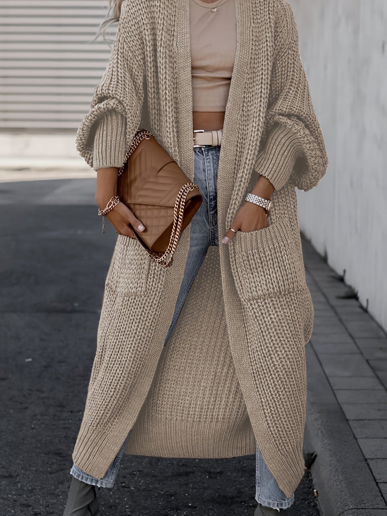 Elsa | Ribbed cardigan for women