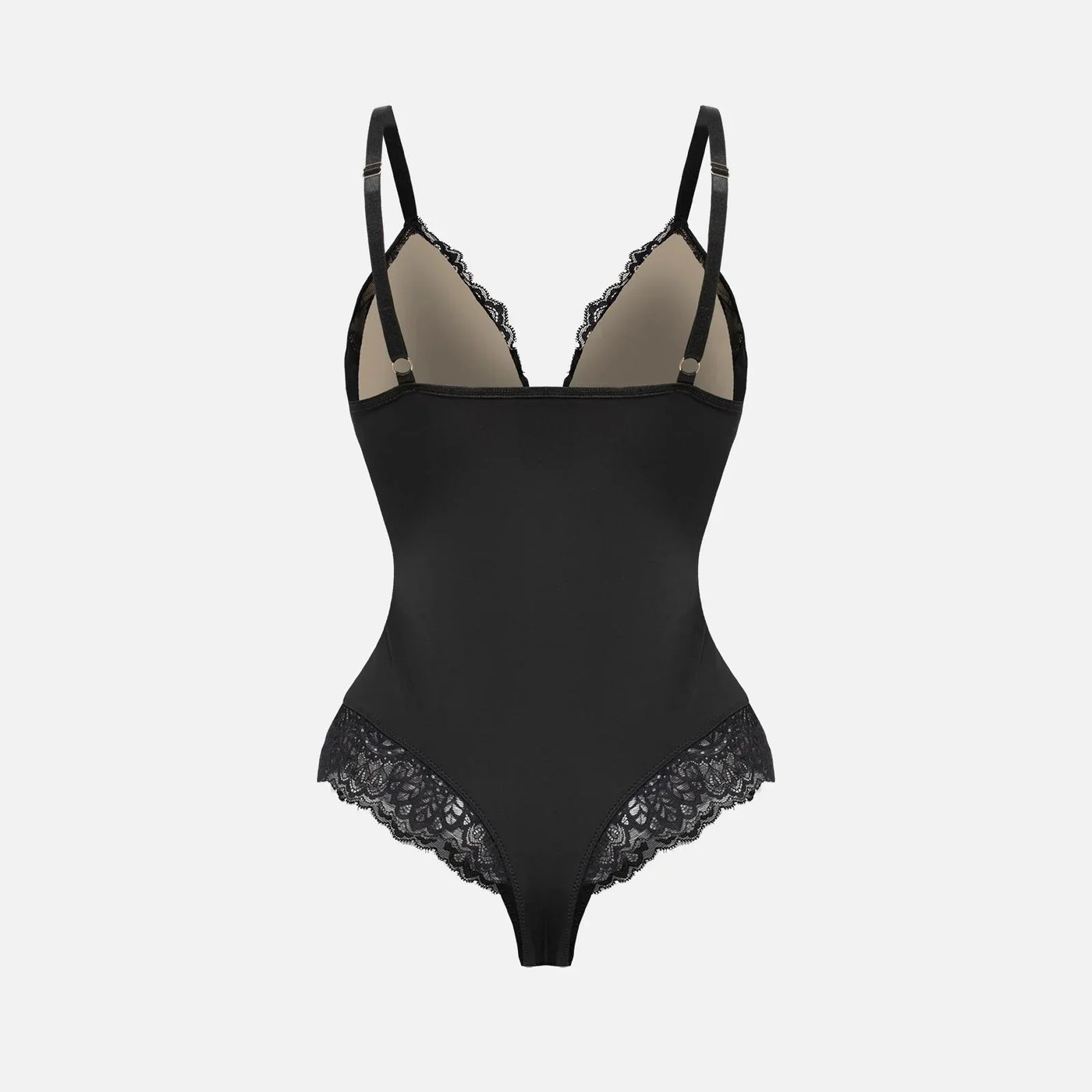 Sarah | Shapewear bodysuit with deep V-neckline in lace