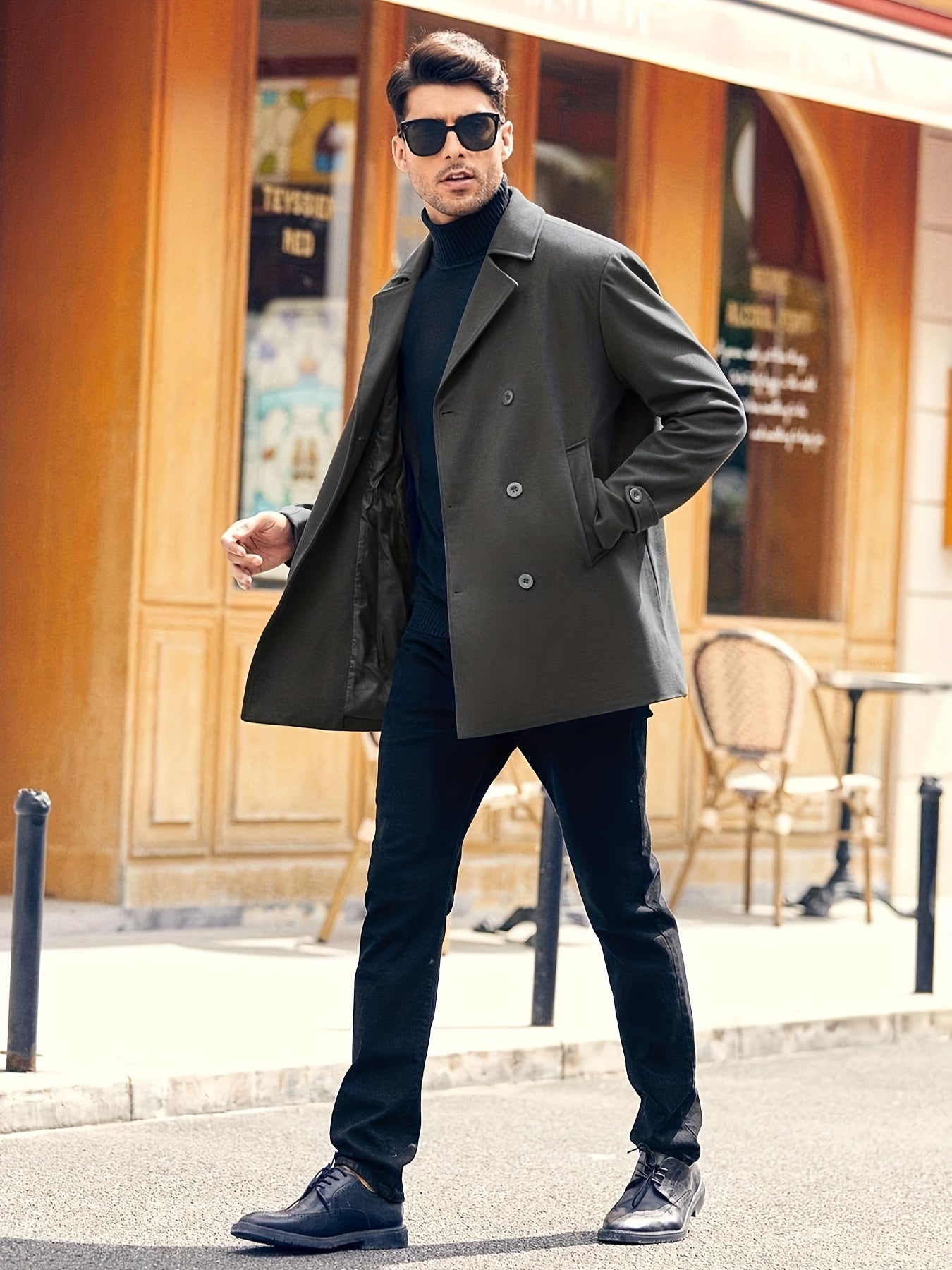 Antoon | Classic Trench Coat Jacket for Men